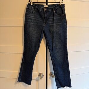 Oliver Logan Crosby High Rise Relaxed Taper-size 34